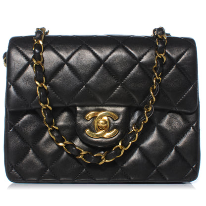 Chanel Lambskin Mini Flap Black 1 of 8