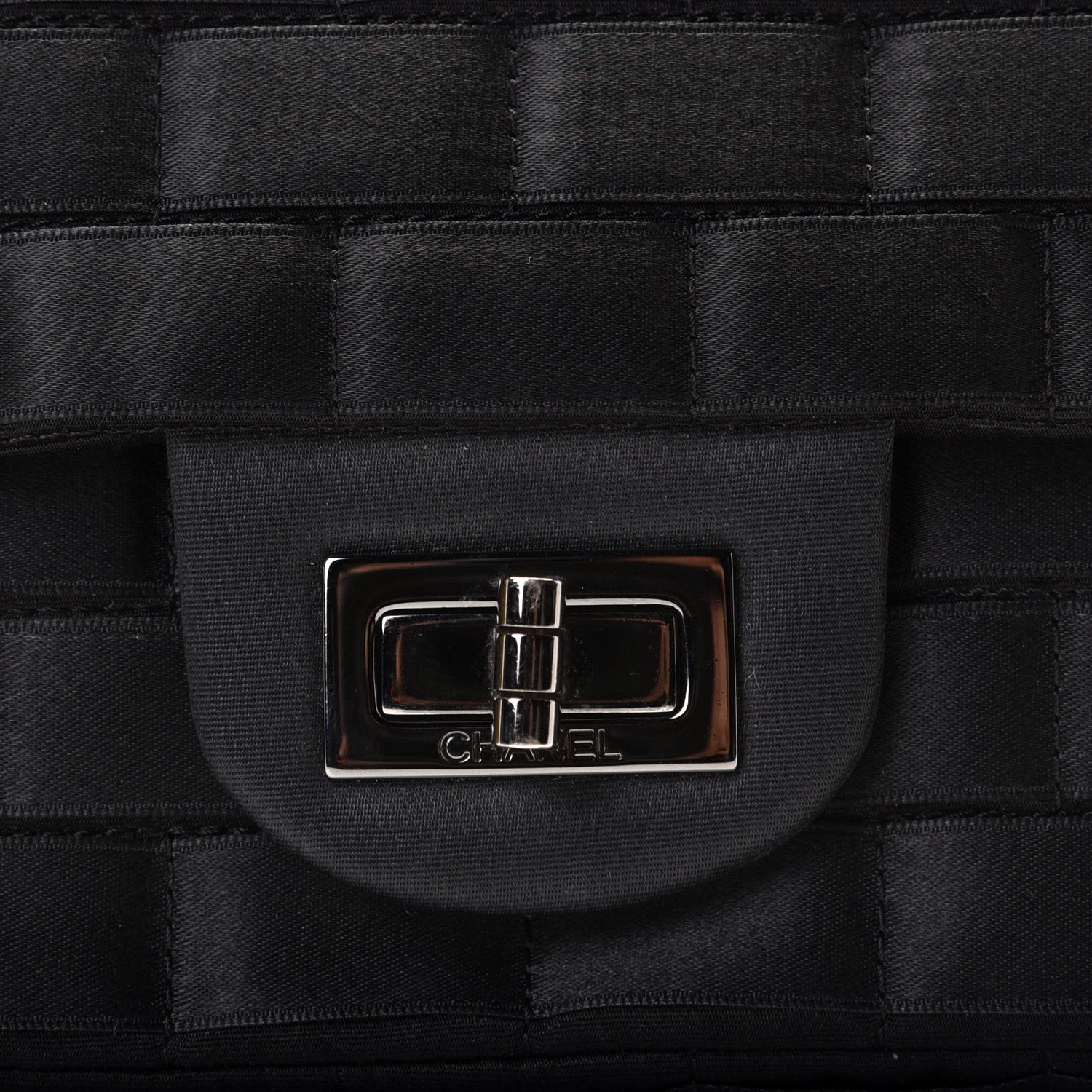 Chanel Satin Ribbon Reissue Flap Black 8 of 8