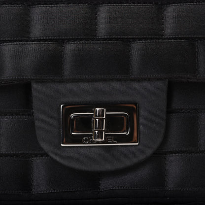 Chanel Satin Ribbon Reissue Flap Black 8 of 8