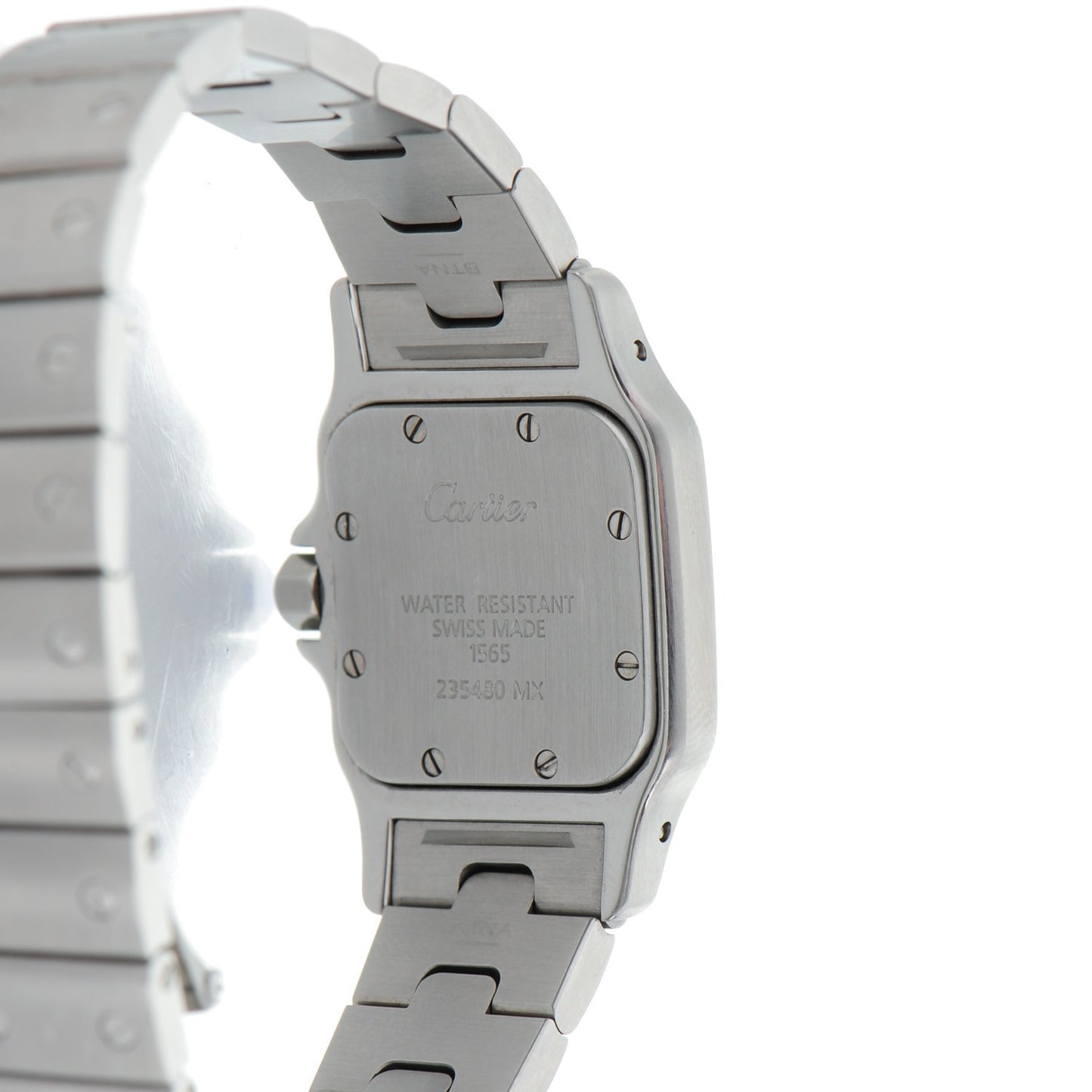 Stainless Steel 24mm Santos de Galbee Quartz Watch