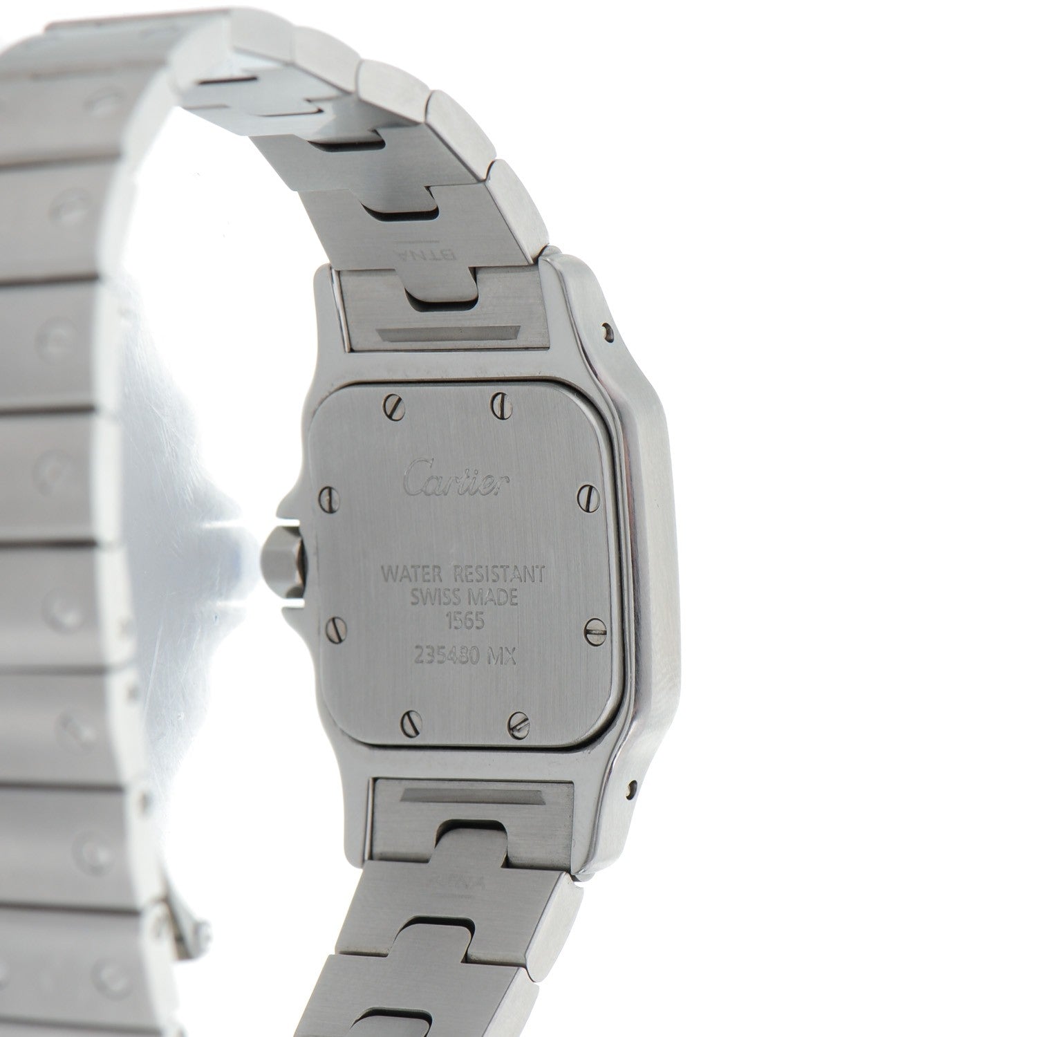 Cartier Stainless Steel 24mm Santos de Galbee Quartz Watch 8 of 8