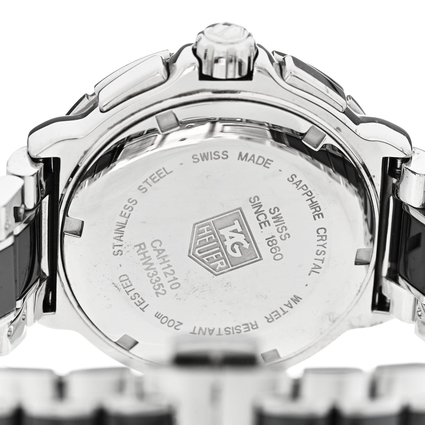 Stainless Steel Ceramic 41mm Formula 1 Lady Quartz Watch Black CAH1210