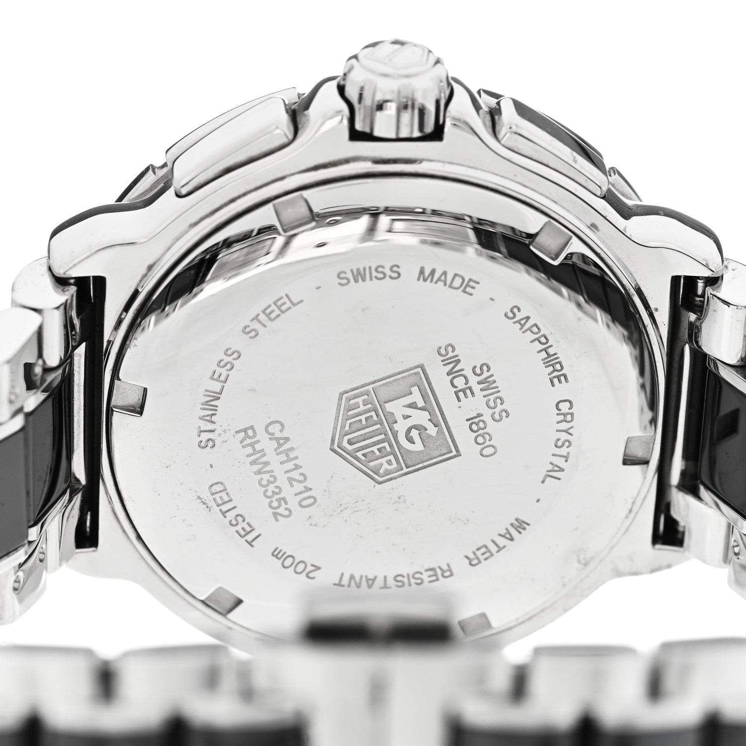 Tag Heuer Stainless Steel Ceramic 41mm Formula 1 Lady Quartz Watch Black CAH1210 4 of 5