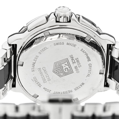 Tag Heuer Stainless Steel Ceramic 41mm Formula 1 Lady Quartz Watch Black CAH1210 4 of 5