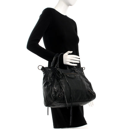 Balenciaga Agneau Classic Hardware Velo Black 3 of 8