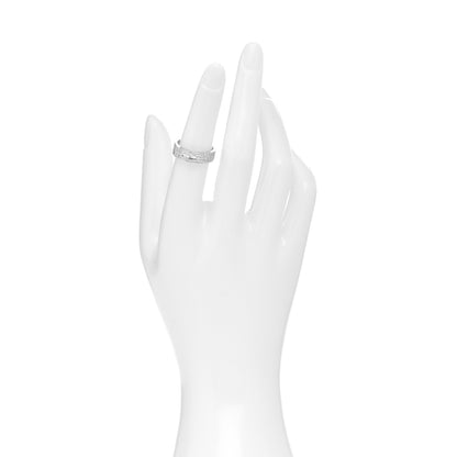 Hermes 18K White Gold Diamond Pave Kelly Ring 51 5.75 2 of 4