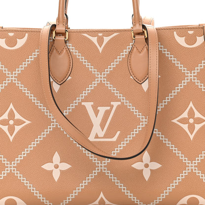 Louis Vuitton Empreinte Monogram Giant Broderies Onthego MM Arizona 7 of 9