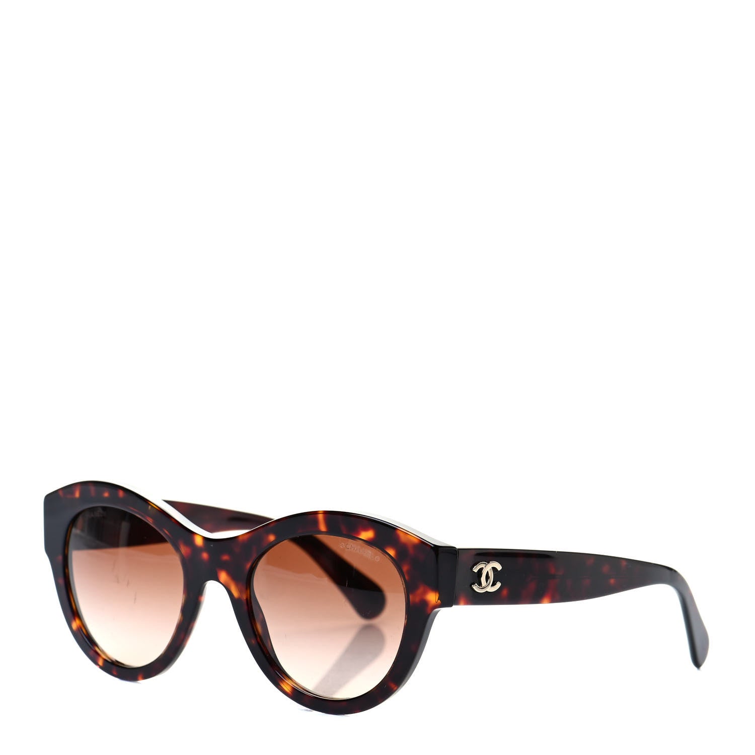 Chanel Acetate Butterfly Sunglasses 5371 Tortoise 1 of 6