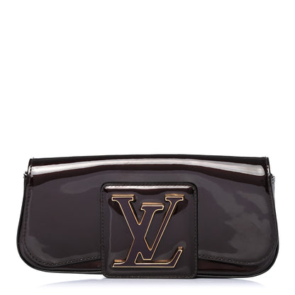 Louis Vuitton Patent Sobe Clutch Amarante 1 of 7