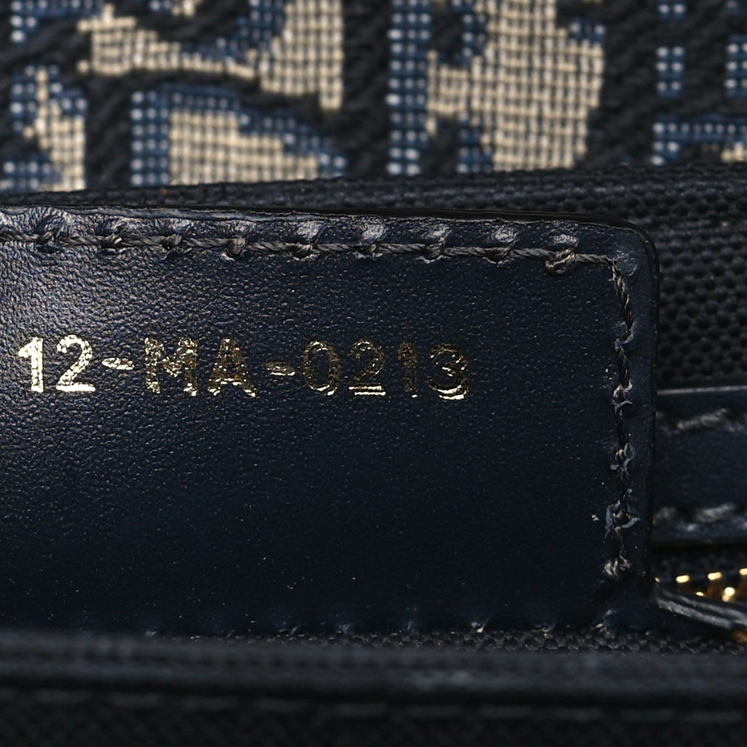 Christian Dior Oblique 30 Montaigne Avenue Bag Blue 7 of 11