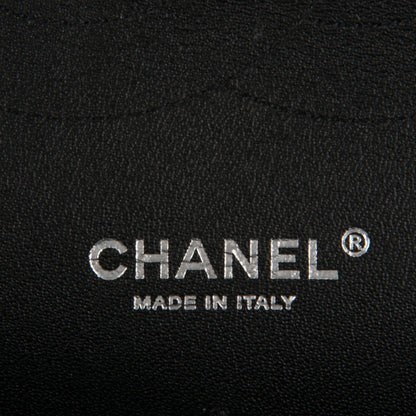 Chanel Caviar Chevron Quilted Jumbo Double Flap Black 5 of 7