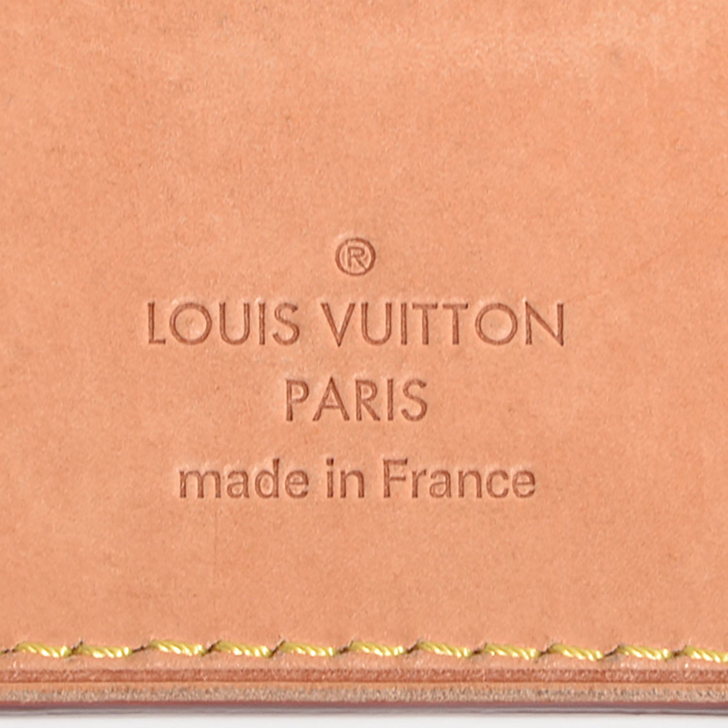 Louis Vuitton Vachetta Labels Key Ring Rusty 4 of 8