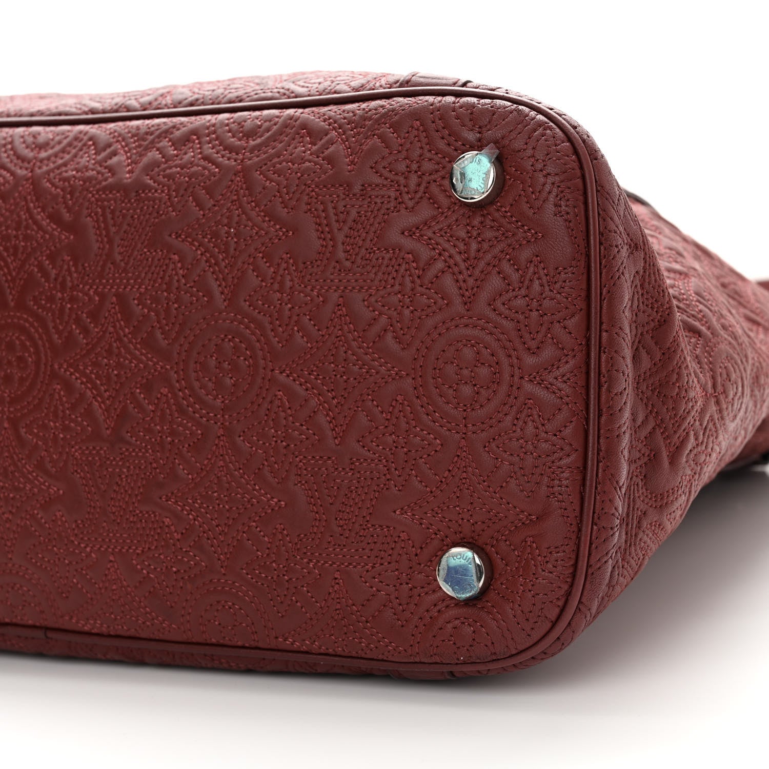 Louis Vuitton Monogram Lambskin Antheia Ixia MM Fuchsia 9 of 13