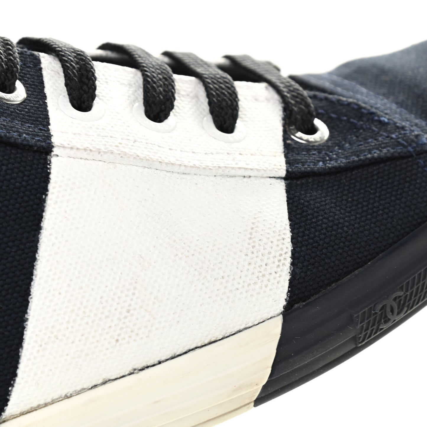 Canvas Tennis 37.5 Blue Marine White