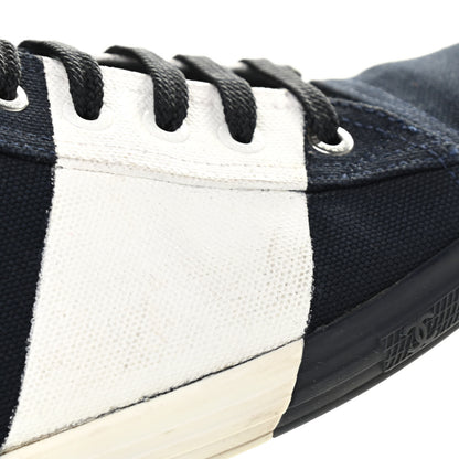 Chanel Canvas Tennis 37.5 Blue Marine White 10 of 12