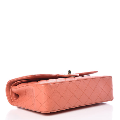 Chanel Caviar Quilted Medium Double Flap Coral 4 of 12