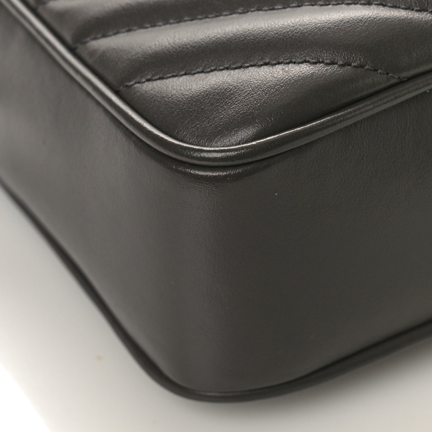 Calfskin Matelasse Monogram Lou Camera Bag Asphalt