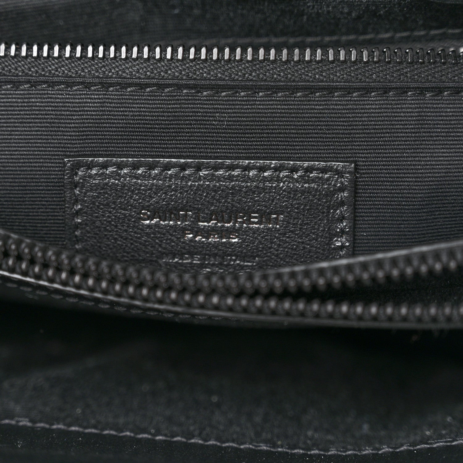 Saint Laurent Calfskin Y Quilted Monogram Monochrome Medium Loulou Chain Satchel Black 6 of 9