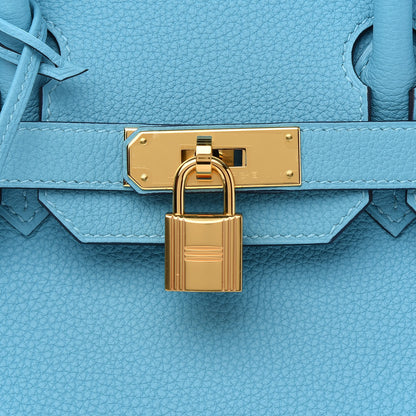 Hermes Togo Birkin 30 Blue Du Nord 8 of 10