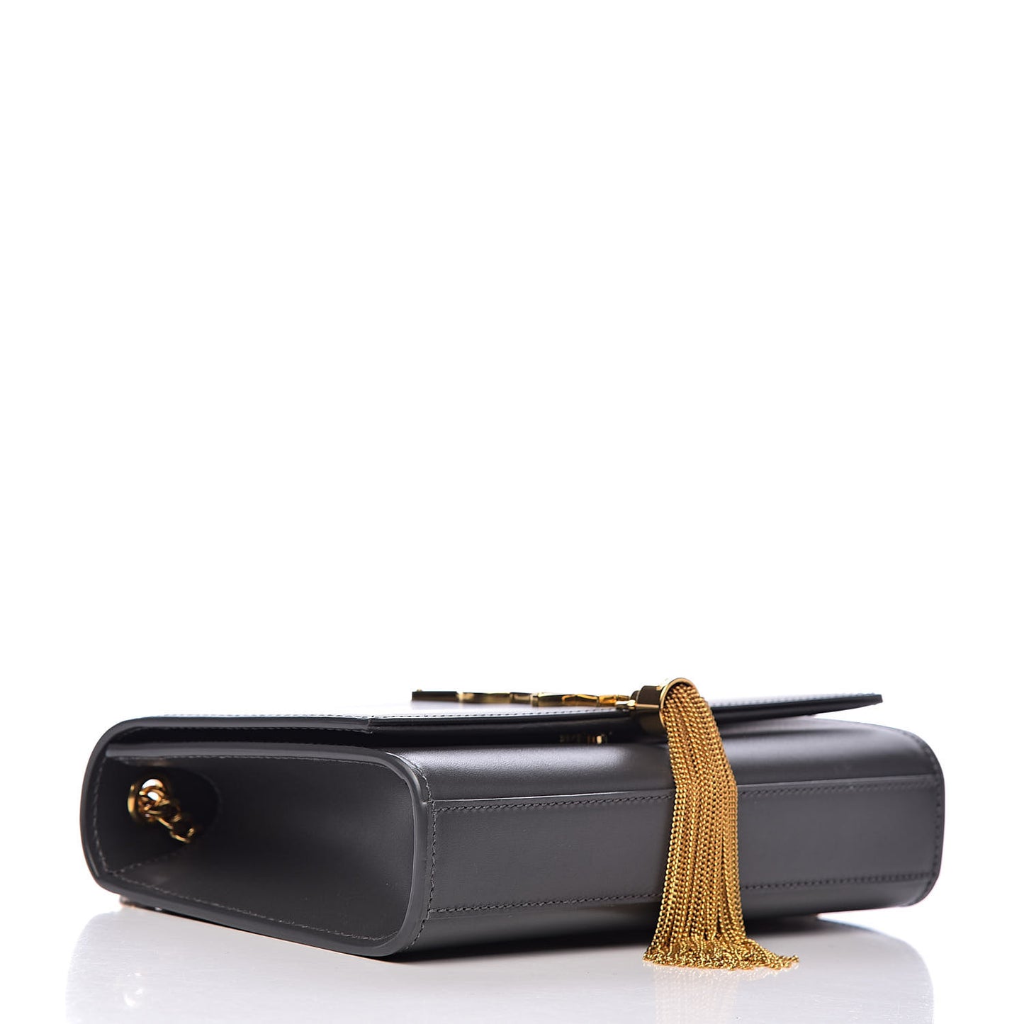 Calfskin Small Classic Monogram Kate Tassel Satchel Storm