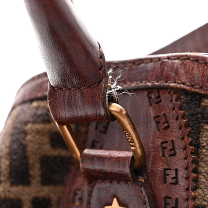Fendi Velvet Zucca Vitello Large Bag De Jour Fango 13 of 16
