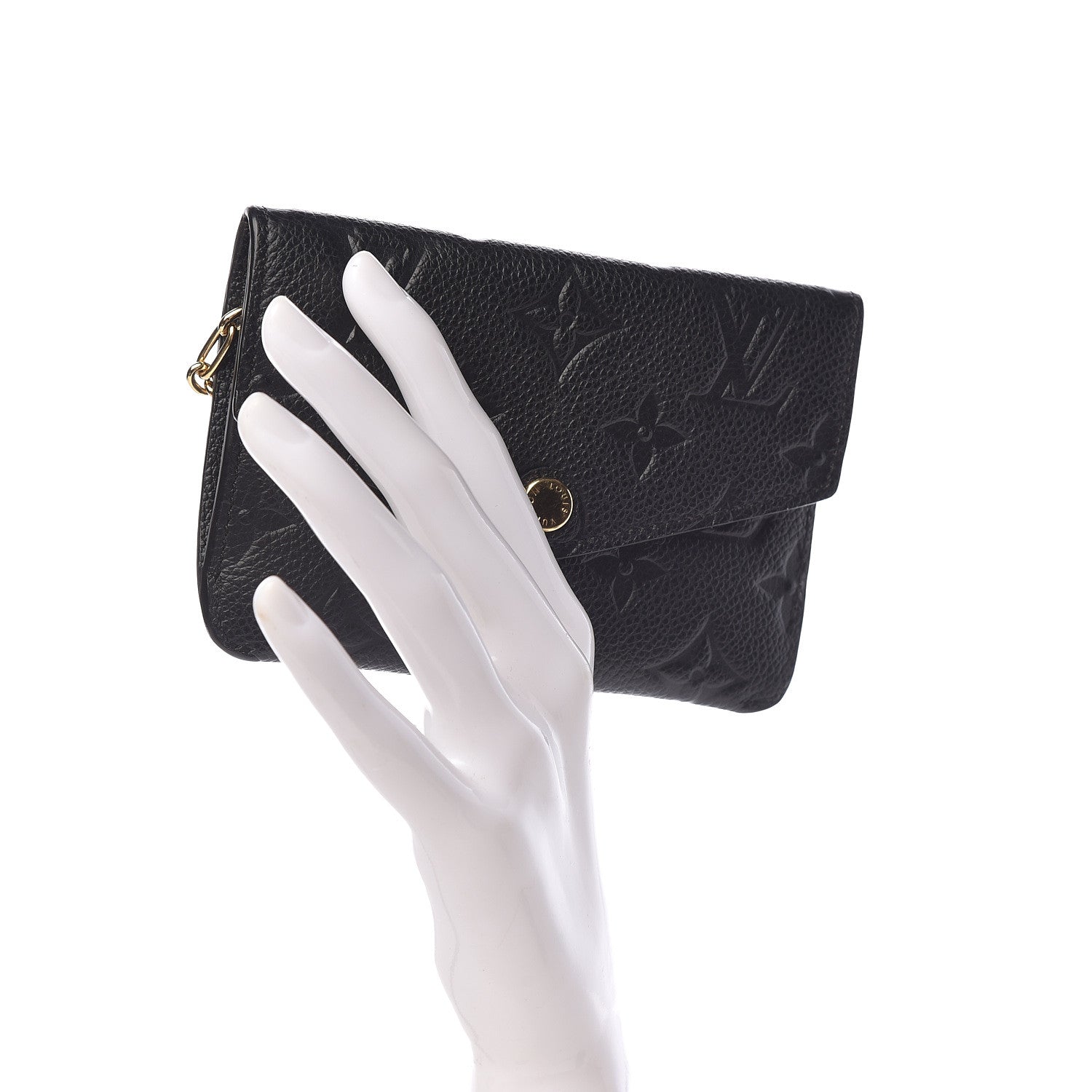 Louis Vuitton Empreinte Key Pouch Black 2 of 7
