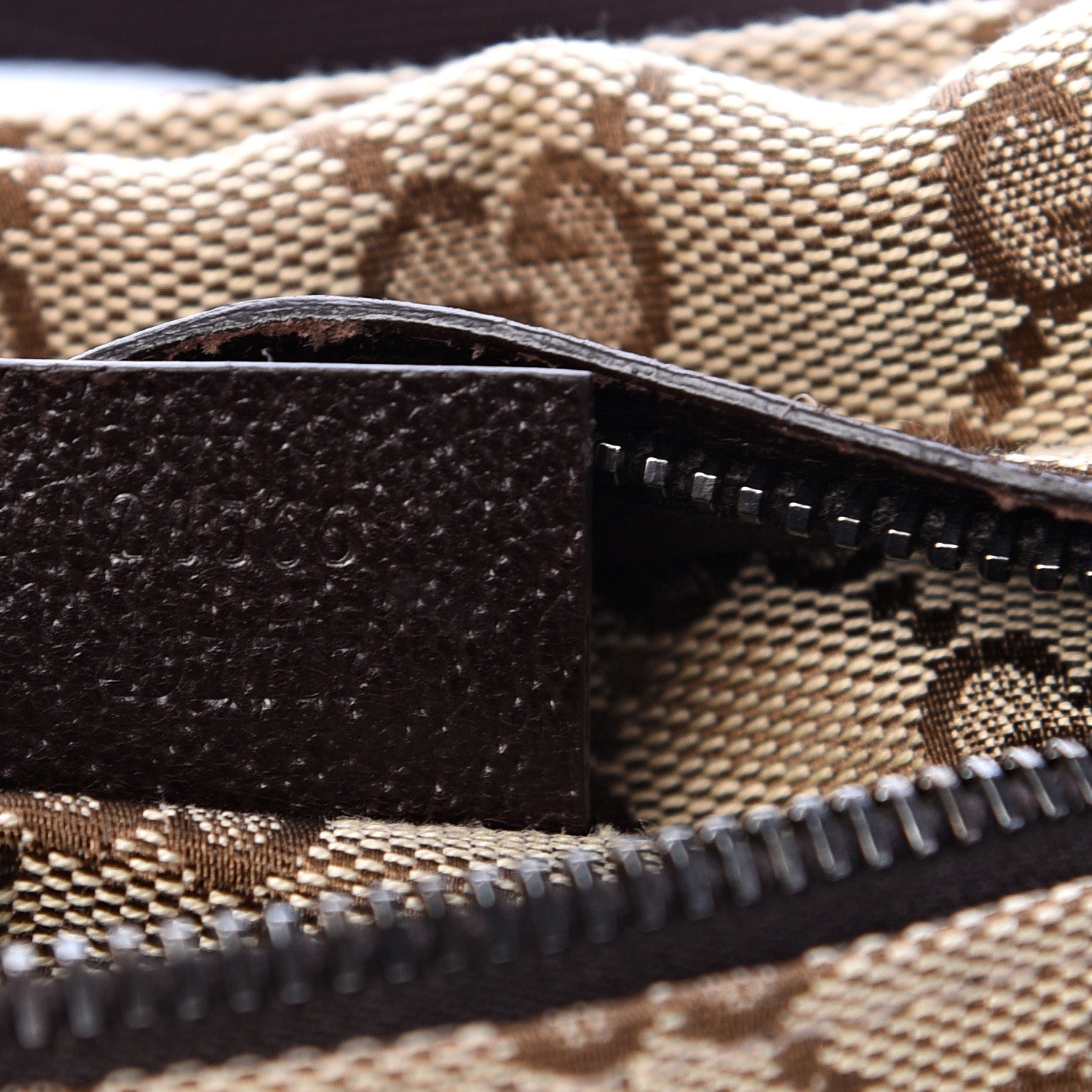 Gucci GG Monogram Double Pocket Belt Bag Dark Brown 8 of 11