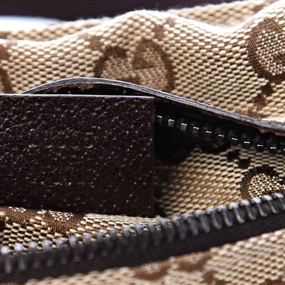 Gucci GG Monogram Double Pocket Belt Bag Dark Brown 8 of 11