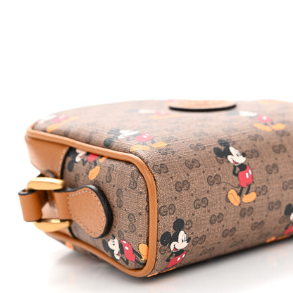 Gucci X DISNEY Mini Vintage GG Supreme Monogram Mickey Mouse Shoulder Bag Beige Vintage Sun Oil 9 of 11