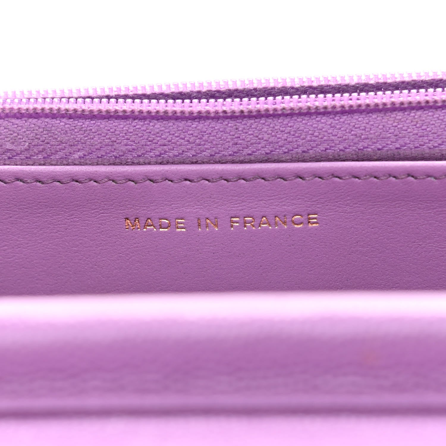 Chanel Caviar Quilted Wallet On Chain WOC Purple 7 of 14