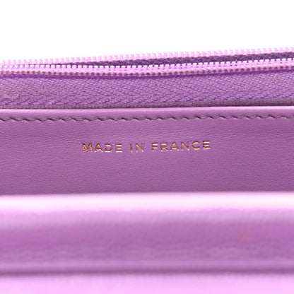 Chanel Caviar Quilted Wallet On Chain WOC Purple 7 of 14