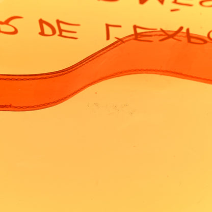 Hermes Vinyl Souvenir De L'Exposition Kelly Orange 10 of 15