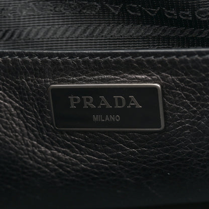 Prada Glace Calfskin Sound Tote Bag Pomice Black 6 of 13