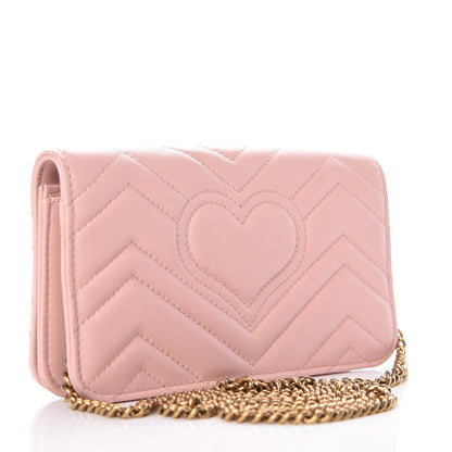 Gucci Calfskin Matelasse GG Marmont Mini Bag Perfect Pink 3 of 10