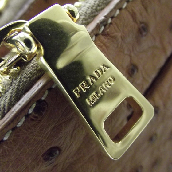 Ostrich Executive Tote Cognac