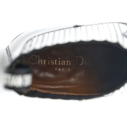 Christian Dior Calfskin L.A. Ankle Boots 36.5 Black 7 of 8