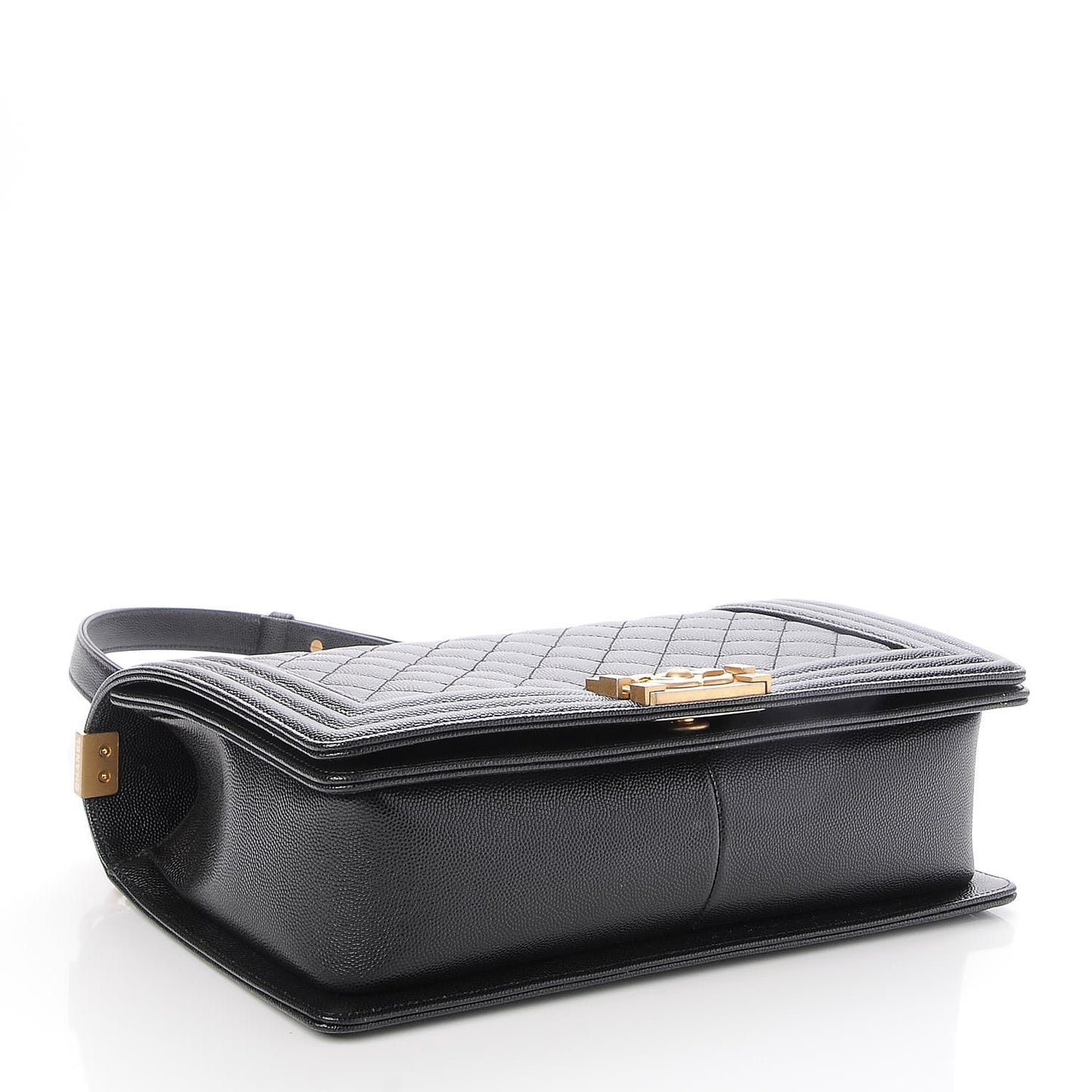 Caviar Quilted New Medium Boy Flap Black
