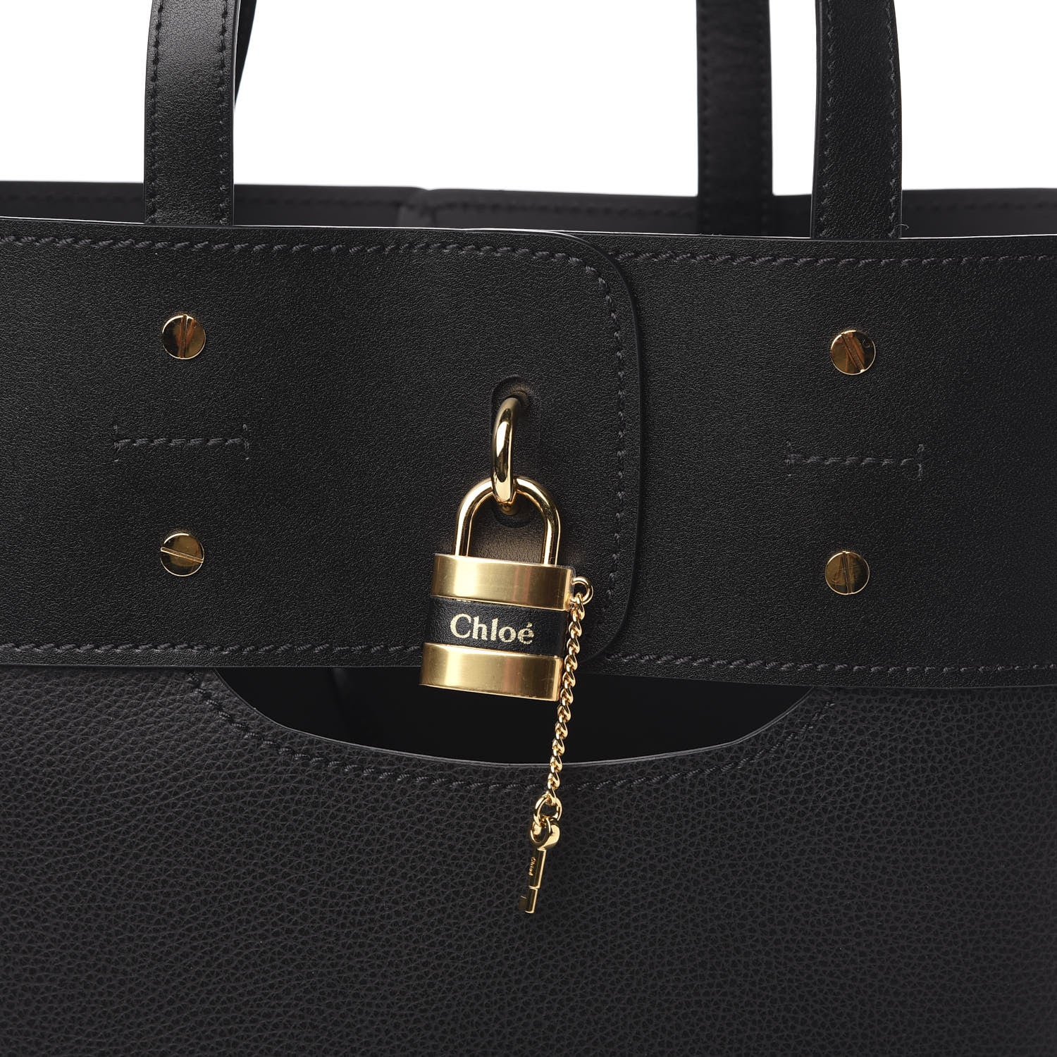 Chloe Smooth Grained Calfskin Medium Aby Tote Black 10 of 10