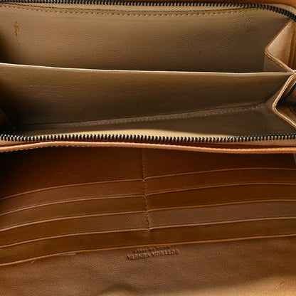 Bottega Veneta Nappa Intrecciato Continental Flap Wallet Camel 7 of 13