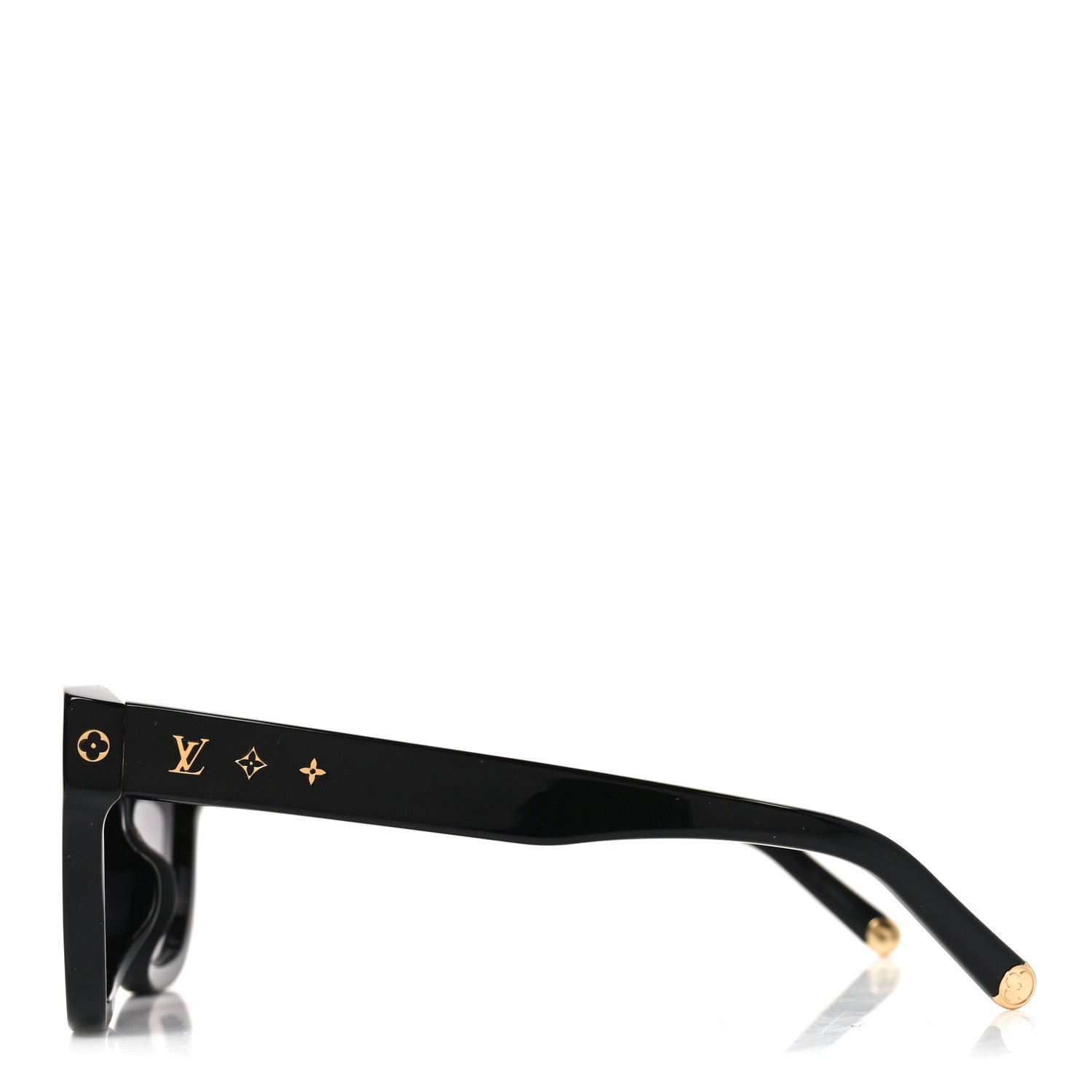 Louis Vuitton Acetate My Monogram Square Sunglasses Z1523E Black 3 of 7