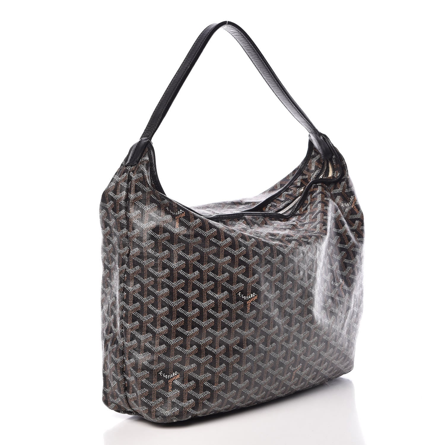 Goyard Goyardine Fidji Zip Hobo Black 3 of 19