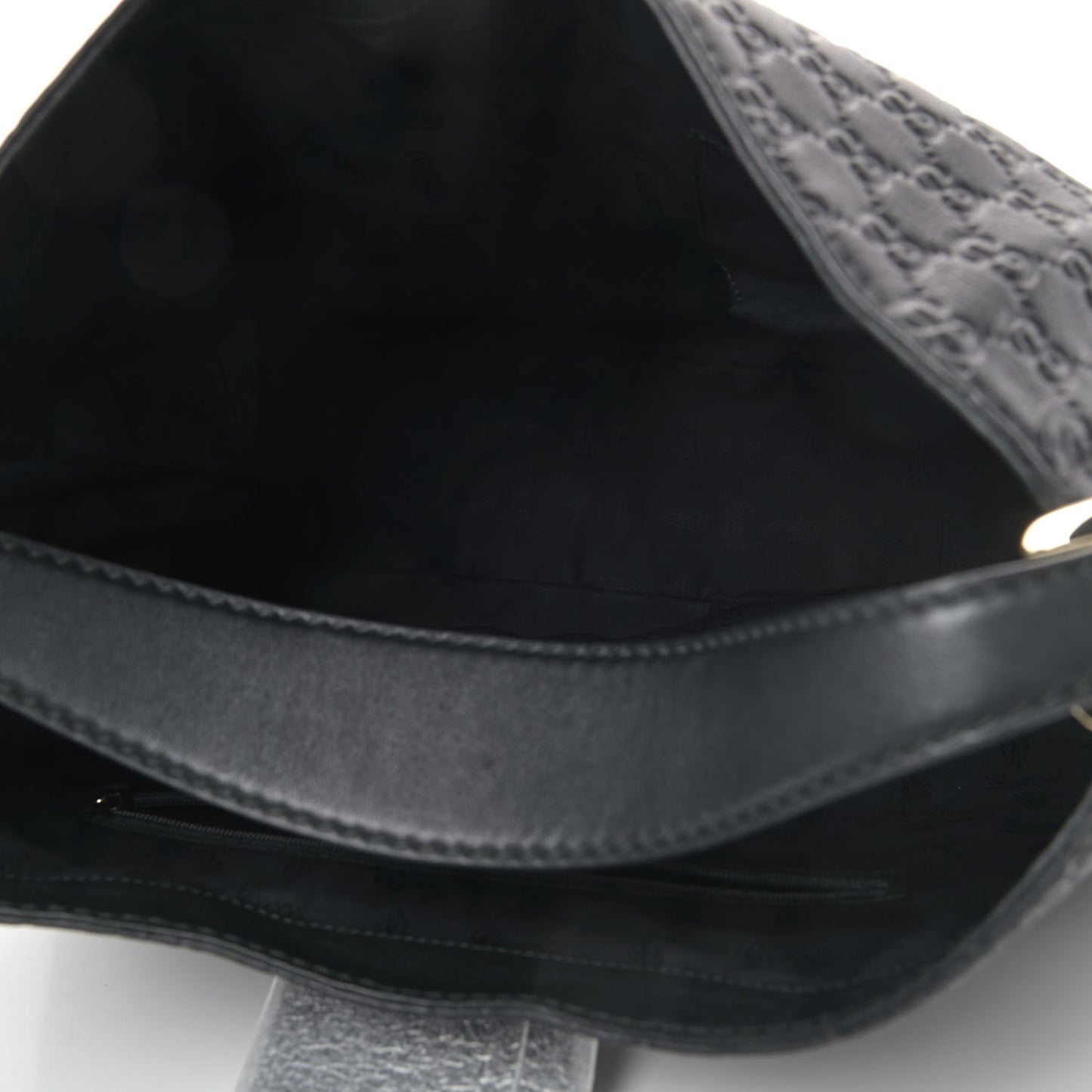 Guccissima Large New Ladies Web Hobo Black