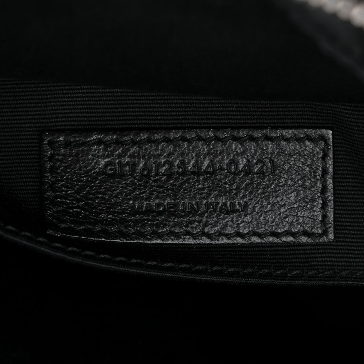 Calfskin Matelasse Monogram Lou Camera Bag Black