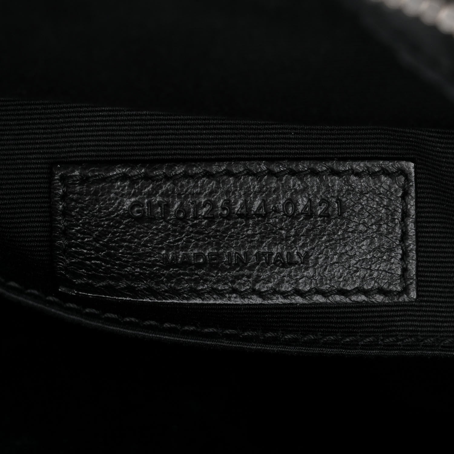 Saint Laurent Calfskin Matelasse Monogram Lou Camera Bag Black 7 of 10