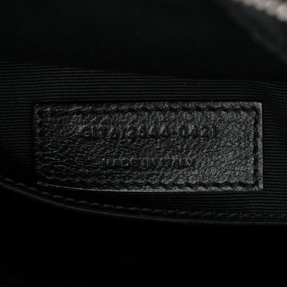 Saint Laurent Calfskin Matelasse Monogram Lou Camera Bag Black 7 of 10