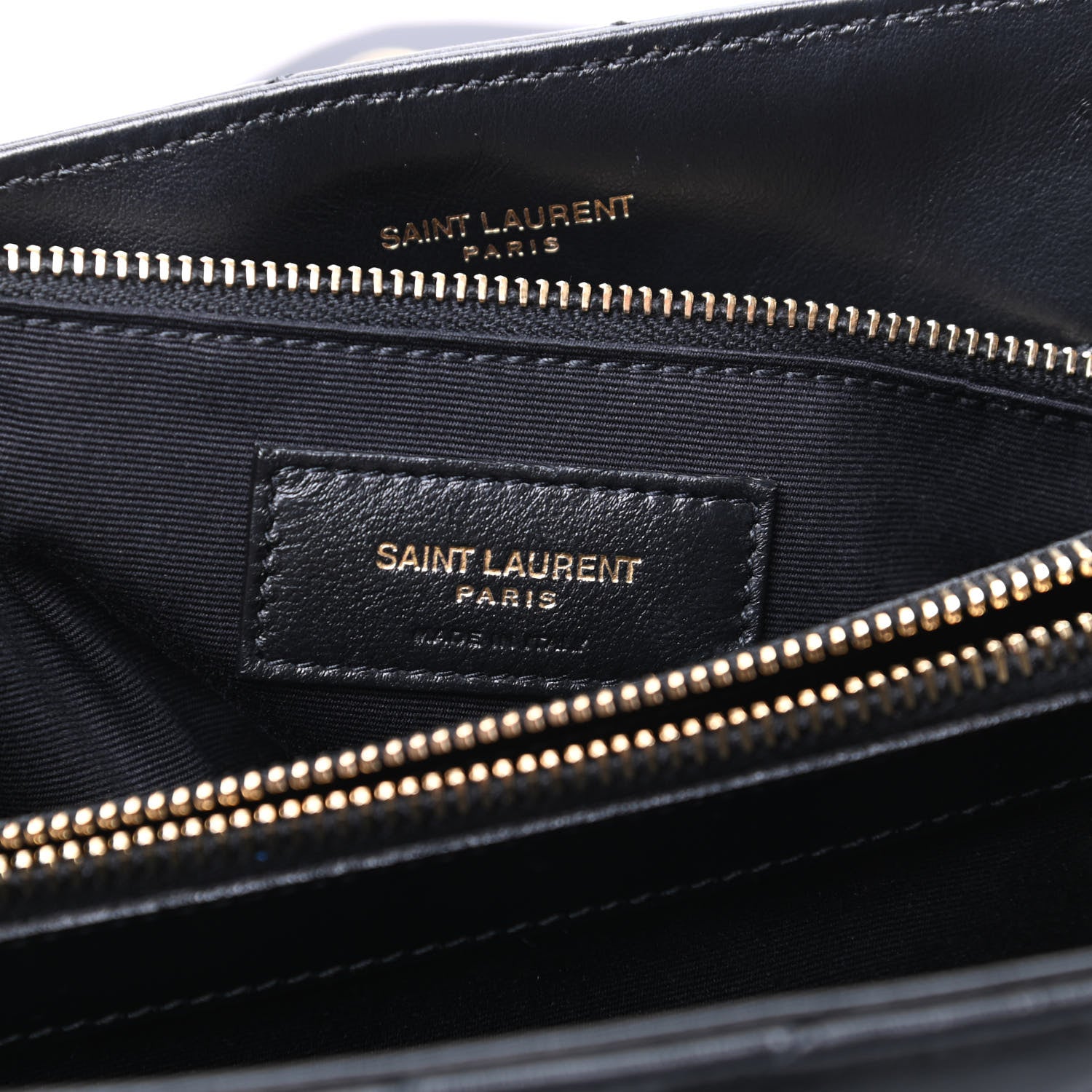 Saint Laurent Calfskin Y Quilted Monogram Medium Loulou Chain Satchel Black 6 of 8