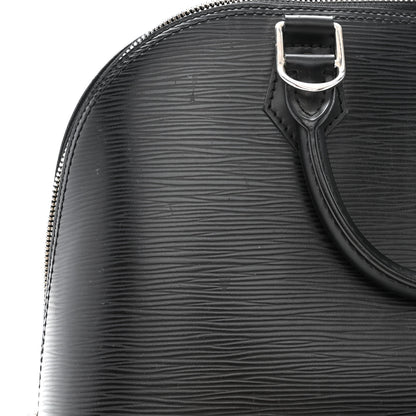 Louis Vuitton Epi Alma MM Black 11 of 13