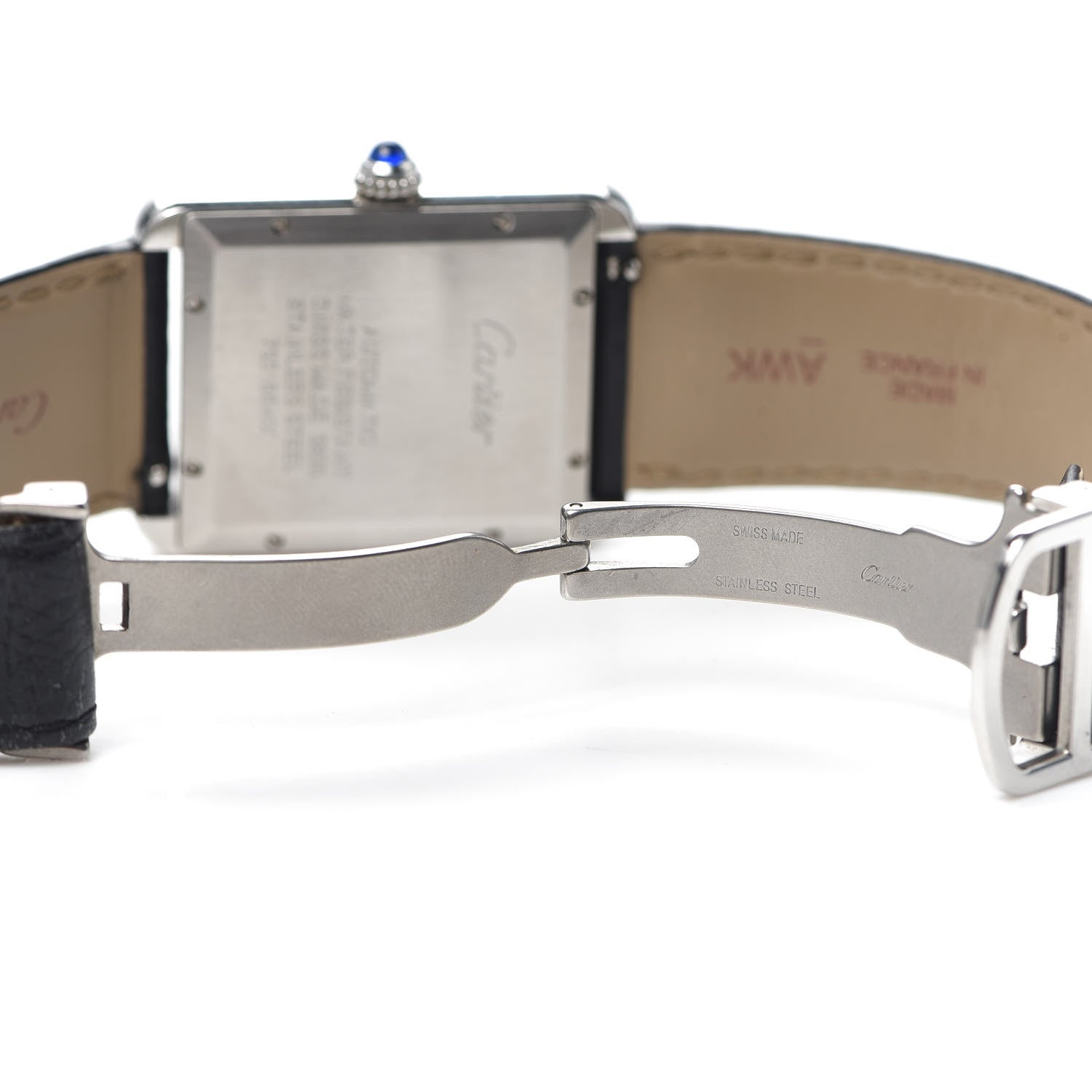 Cartier Stainless Steel Calfskin 31mm Tank Solo Automatic Watch 5 of 7
