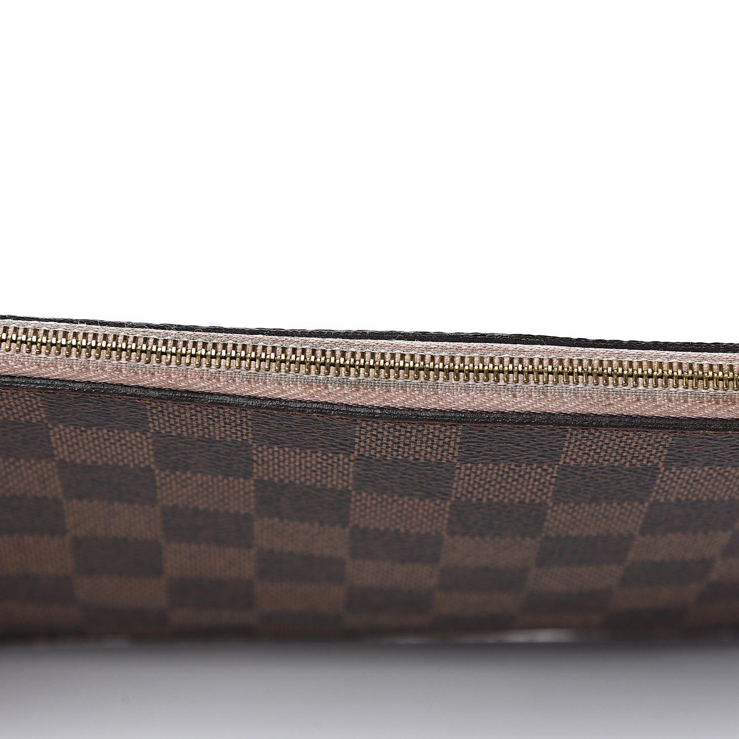 Damier Ebene Neverfull MM GM Pochette Rose Ballerine