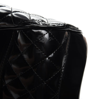 Chanel Glazed Calfskin Quilted Small Mademoiselle Frame Bag Black 11 of 12